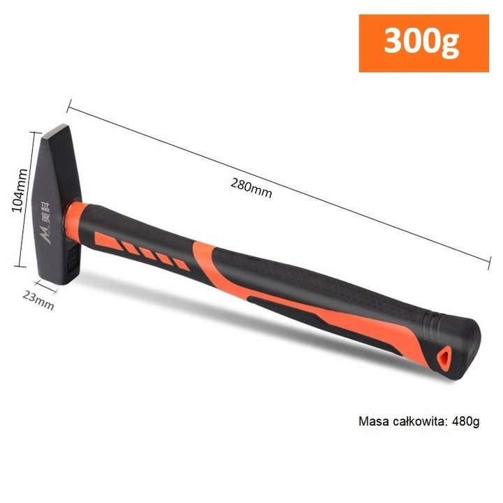 Zestaw 4 młotków ślusarskich młotki młotek