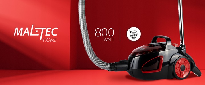 ODKURZACZ BEZWORKOWY CYKLONOWY DOMOWY HEPA TURBOSZCZOTKA LEKKI MOCNY