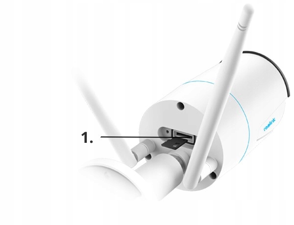 Reolink 5MP Zewnętrzna Kamera IP Bezprzewodowa WIFI 2,4/5GHz detekcja W320