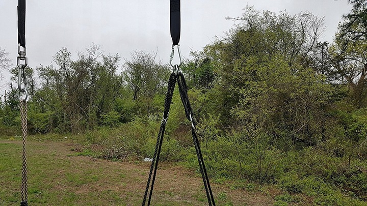 ZESTAW MOCOWANIE DO HAMAKA HUŚTAWKI UCHWYT LINKI TAŚMY PASY