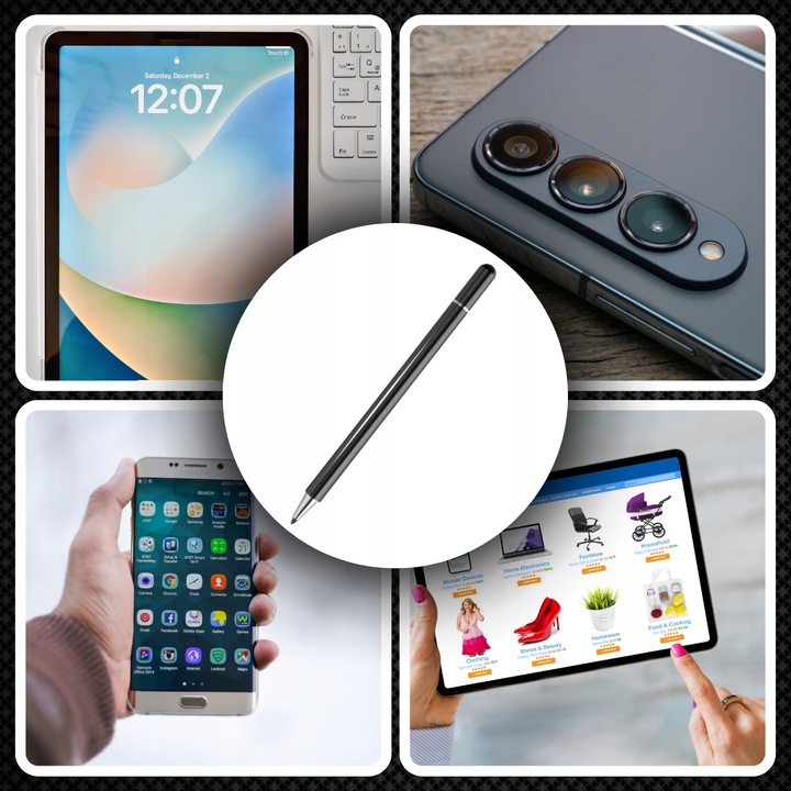 PRECYZYJNY RYSIK POJEMNOŚCIOWY DO TELEFONU TABLETKU SMARTFONA DO PRACY 16,5