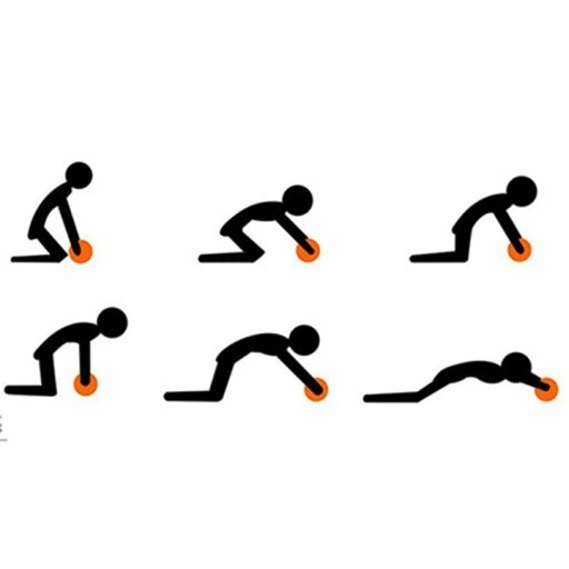 ROLLER KÓŁKO do ćwiczeń mięśni brzucha CROSSFIT