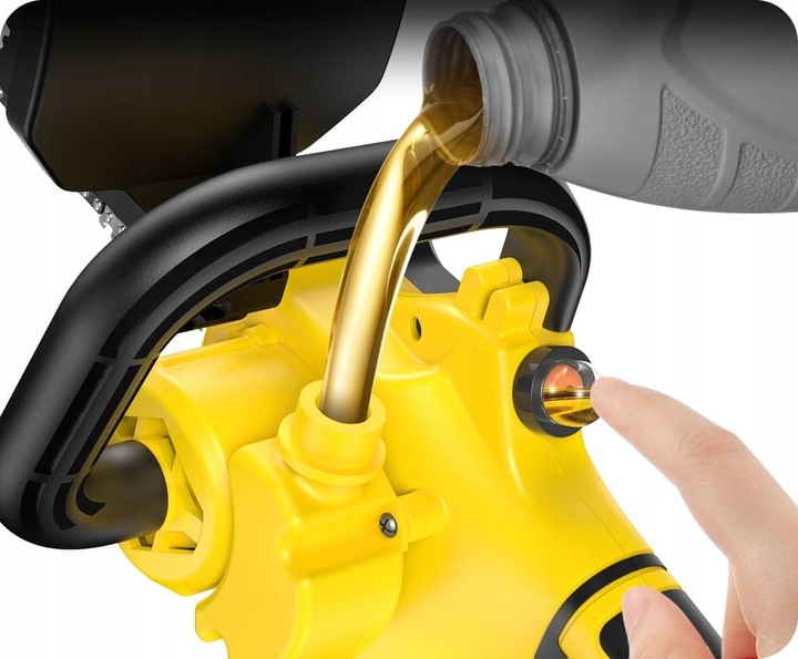 MINI PIŁA ŁAŃCUCHOWA PILARKA GAŁĘZIÓWKA AKUMULATOROWA 4" ZESTAW 2AKU IMOUM