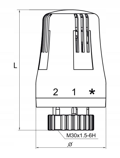 GŁOWICA TERMOSTATYCZNA MODEL 399