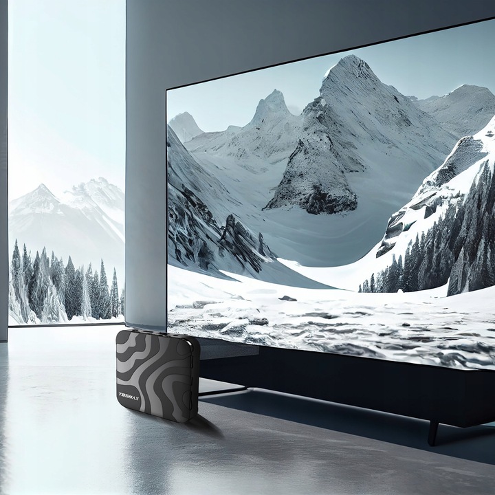 SMART TV BOX ANDROID 9 64BIT 6K WIFI 802.11N HDR + PILOT DEKODER LAN