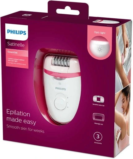 Depilator Philips Satinelle Essential +akcesoria