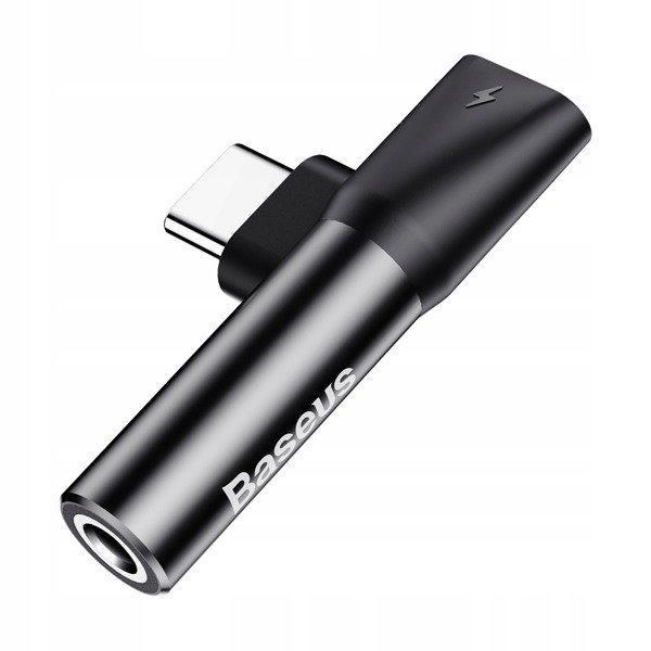BASEUS ADAPTER PRZEJŚCIÓWKA AUDIO USB-C 1A TYP-C - MINI JACK 3.5MM AUX