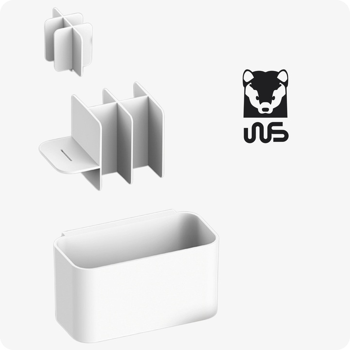 Uchwyt na szczoteczki do zębów Organizer Łazienkowy Pojemnik Wieszak Kubek