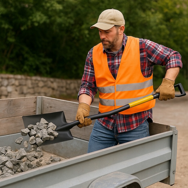 Łopata Szufla Piaskowa 100cm Do Piasku Piaskówka Z Uchwytem Solidna