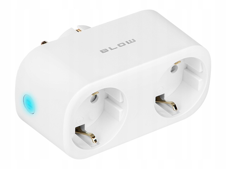 GNIAZDKO PODWÓJNE WiFi INTELIGENTNE SMART TUYA WATOMIERZ PROGRAMATOR