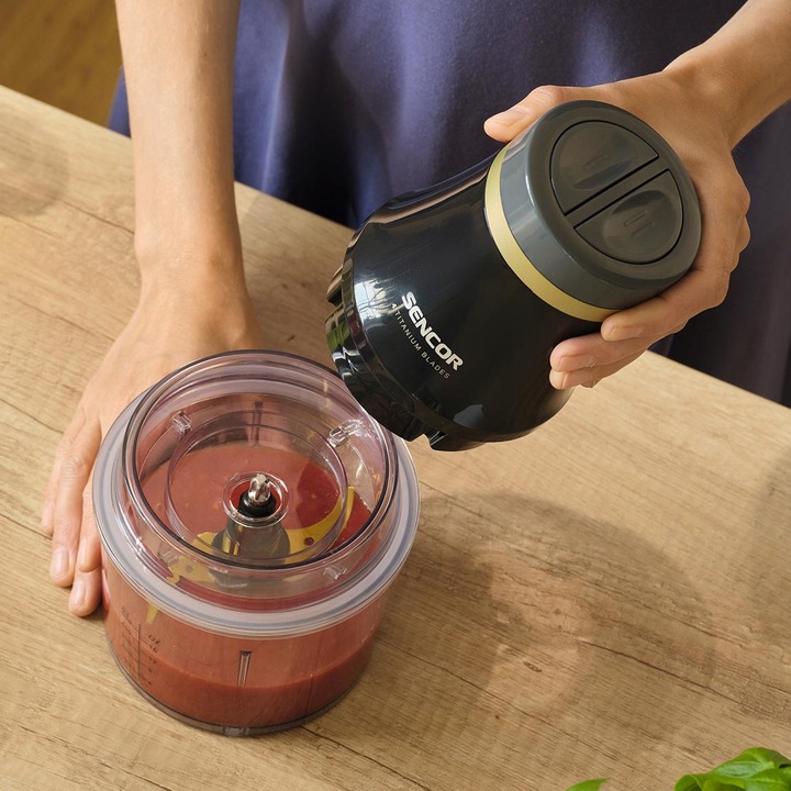 ROZDRABNIACZ SIEKACZ DO WARZYW ŻYWNOŚCI ELEKTRYCZNY SENCOR 500 ML 400