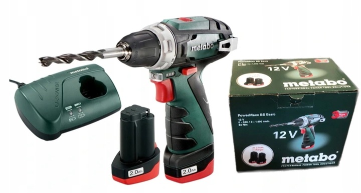 Wiertarko-wkrętarka PowerMaxx BS Basic 12V 2x2Ah 600984000