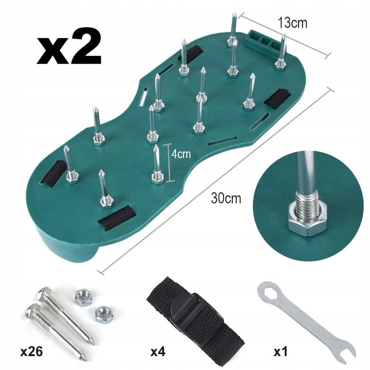 AERATOR WERTKULATOR do TRAWNIKÓW NAPOWIETRZANIA DUŻE KOLCE na buty