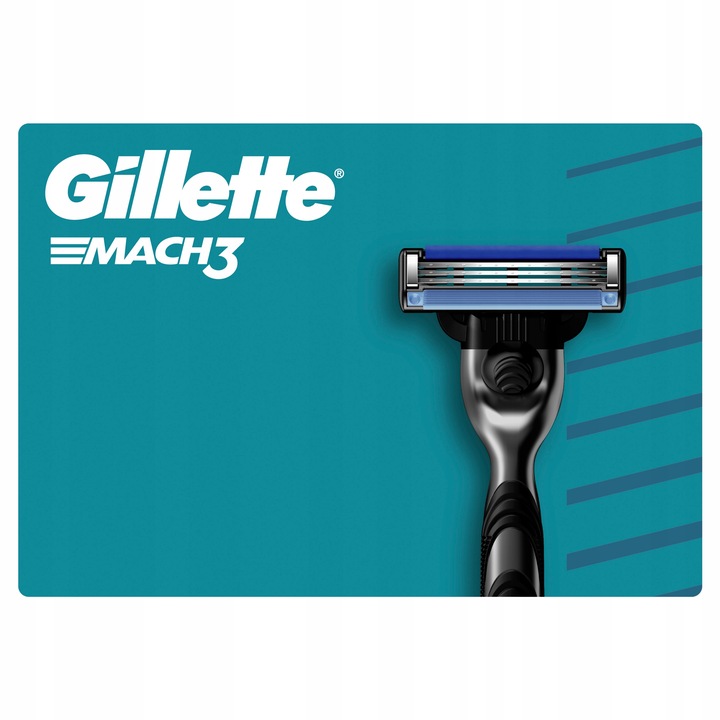 Gillette Mach3, Wkłady wymienne z 3 ostrzami do maszynki, 15 sztuk