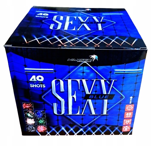 REWELACYJNA Wyrzutnia Fajerwerków 49 strzałów 20 mm mix efektów na imprezy