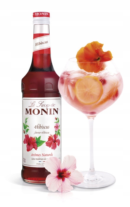 Syrop smakowy MONIN HIBISCUS - hibiskus 700ml