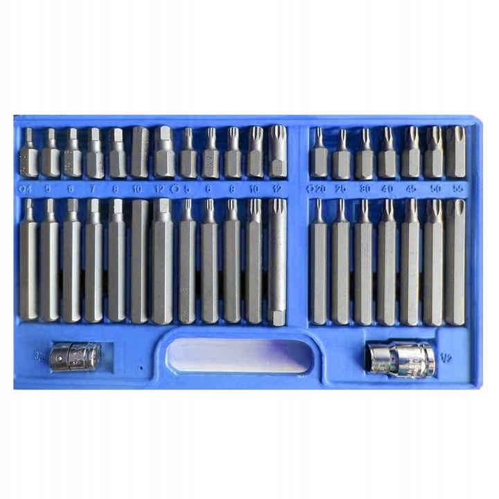 ZESTAW KLUCZY BITÓW TORX IMBUS SPLINE HEX 40SZT