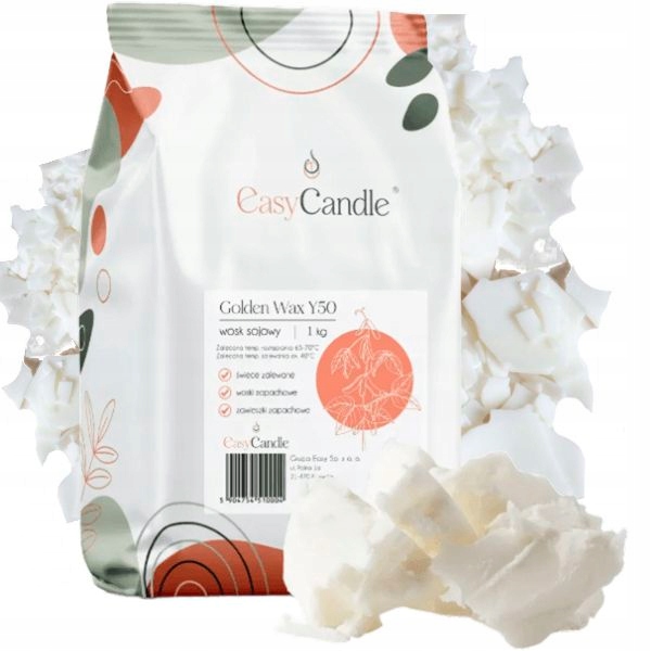 WOSK SOJOWY naturalny bez GMO Do Świec Sojowych Y50 - 1 kg