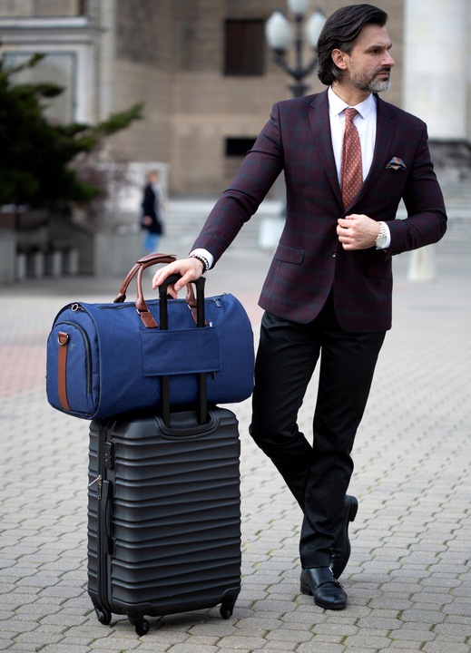 POKROWIEC na GARNITUR KOSZULE TORBA PODRÓŻNA Solidna TORBA weekendowa 2w1