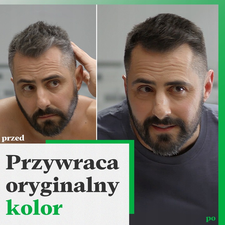 Just For Men Farba do Włosów Ciemny Brąz H45 – Naturalny Efekt