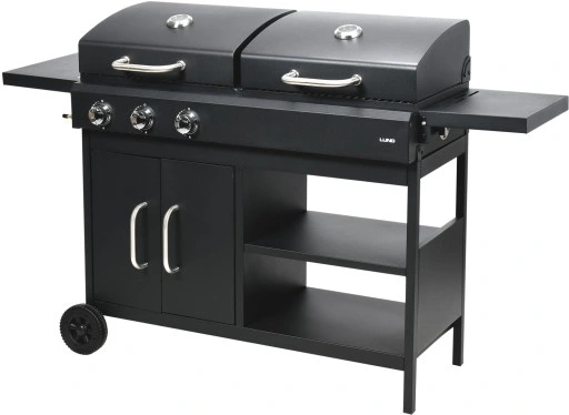 PODWÓJNY GRILL GAZOWO WĘGLOWY 8.4 KW OGRODOWY