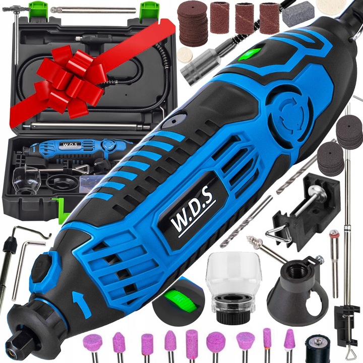 MINI SZLIFIERKA DREWNA METALU FREZARKA WIELOFUNKCYJNA + STOJAK ZESTAW