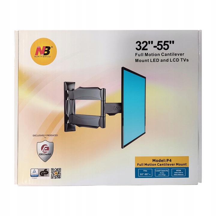 Obrotowy Uchwyt do Telewizora TV LCD LED 32'-55'