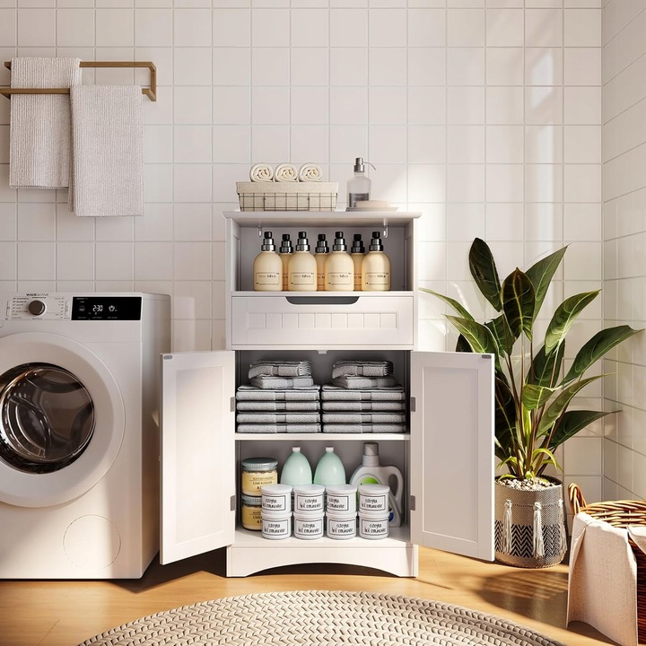 Bealife Szafka łazienkowa, wielofunkcyjne rozwiązanie 30D x 60W x