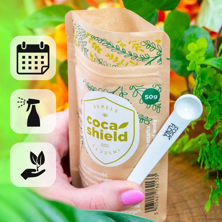 CocaShield Odżywka Do Roślin Ochrona ANTY - Szkodnik Niesamowicie