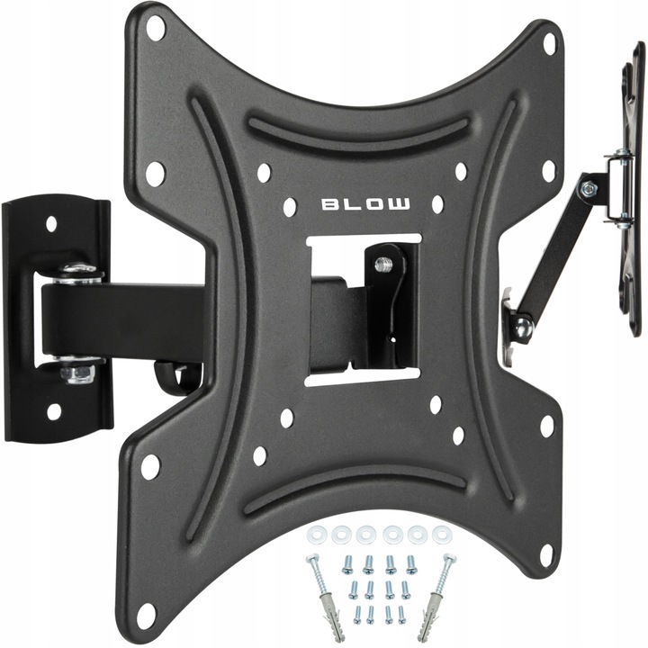 MOCNY OBROTOWY UCHWYT ŚCIENNY DO TV MONITORA WIESZAK TELEWIZORA LCD