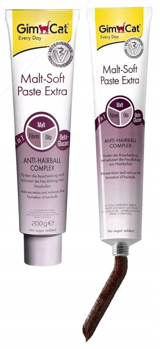 GIMCAT PASTA ODKŁACZAJĄCA DLA KOTA MALT SOFT 400g