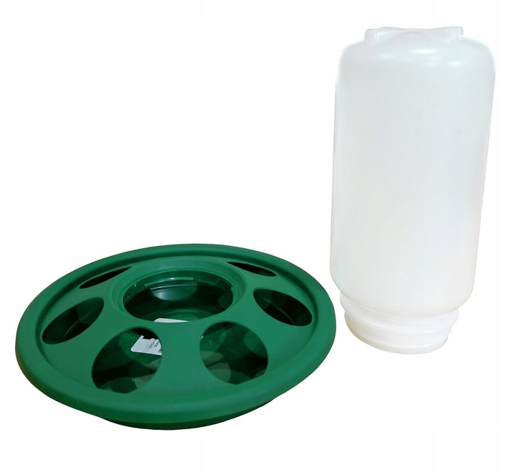 ZESTAW KARMIDŁO BUTELKOWE I POIDŁO DLA PISKLĄT PRZEPIÓREK 1KG