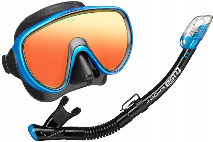 TUSA SERENE MIRROR ZESTAW MASKA FAJKA ANTYREFLEX