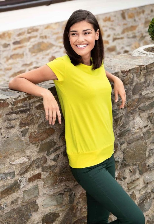 Koszulka bluzka damska luźna CITY czerwona XL