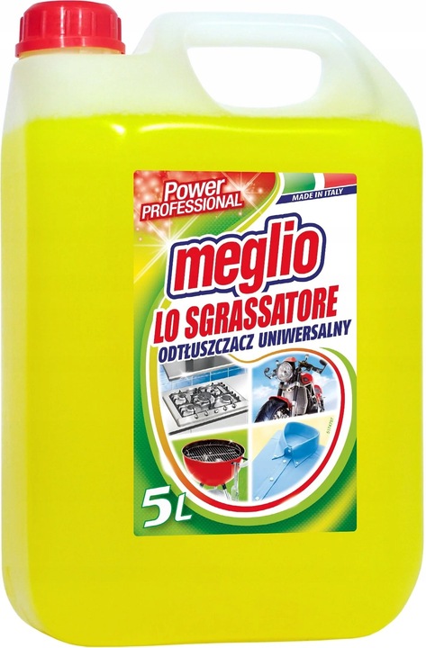 Płyn odtłuszczający MEGLIO Sgrassatore Lemon 5L
