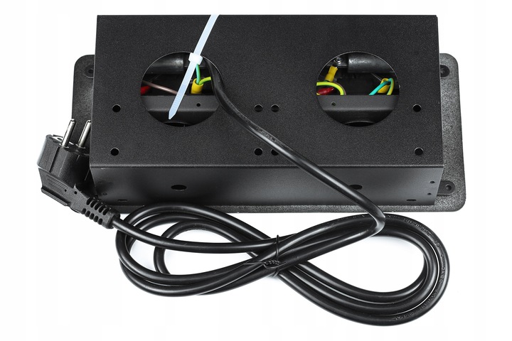 GNIAZDO CHOWANE W BLAT NABLATOWE GNIAZDKO + 2 USB