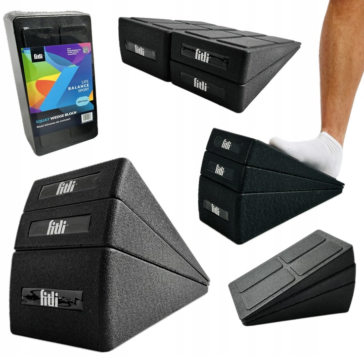 Klin PODPÓRKA do Rozciągania Łydek Ćwiczeń Platforma Regulowana SLANT