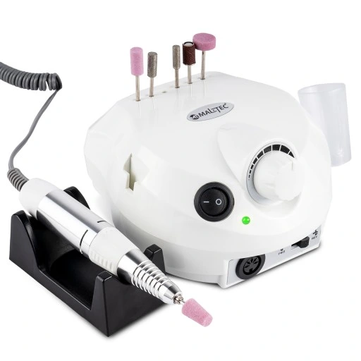 FREZARKA DO PAZNOKCI MANICURE PEDICURE PROFESJONALNA 65W ZESTAW FREZÓW