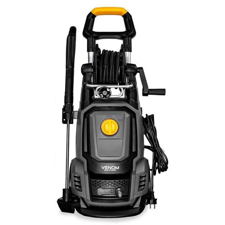 MYJKA CIŚNIENIOWA VENOM 380 BAR POMPA ALUM-MOSIĘŻNA ZWIJACZ ZESTAW WĄŻ