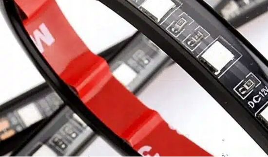 TAŚMA LED DO SAMOCHODU Z PILOTEM OŚWIETLENIE AUTA RGB 5050 DO WNĘTRZA USB