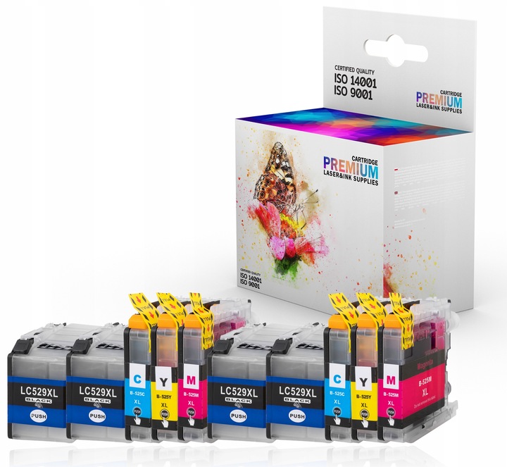 TUSZE DO DRUKARKI BROTHER DCP-J105 J100 MFC-J200