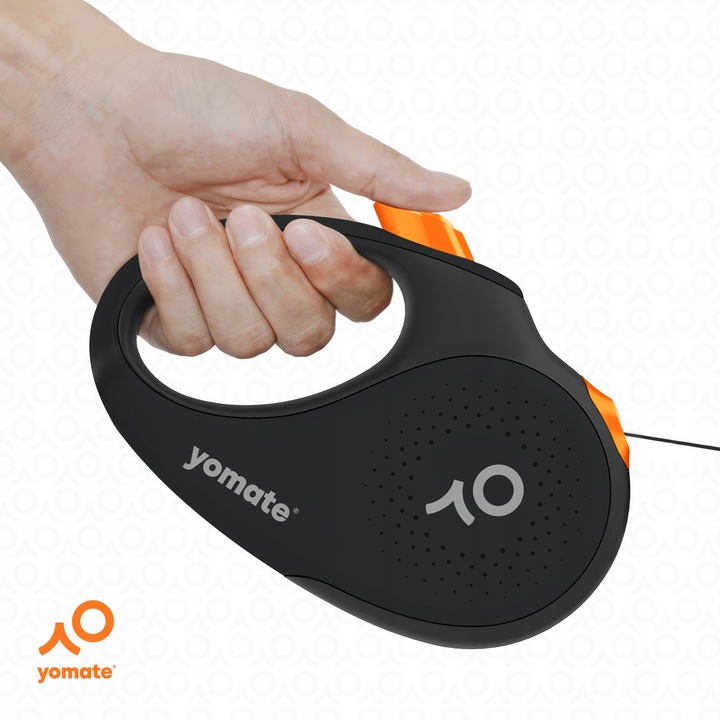 MOCNA SMYCZ dla DUŻEGO PSA / AUTOMATYCZNA / ZWIJANA / BLOKADA / 5 Metrów