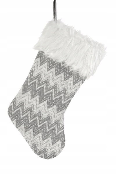 SKARPETA DUŻA DEKORACYJNA OZDOBA ŚWIĄTECZNA NA KOMINEK PREZENTY BUT