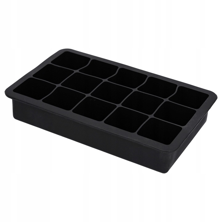 6x Foremki do lodu silikonowe forma do 15 kostek lodu z pokrywką