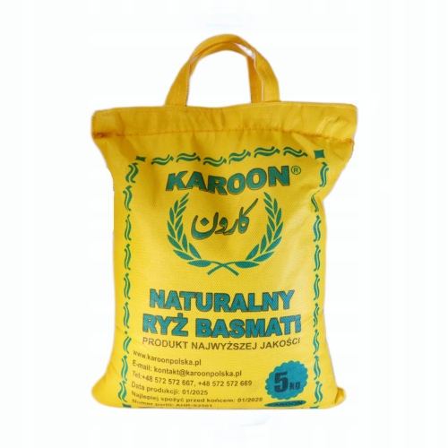 Karoon ryż długoziarnisty basmati 5kg Premium