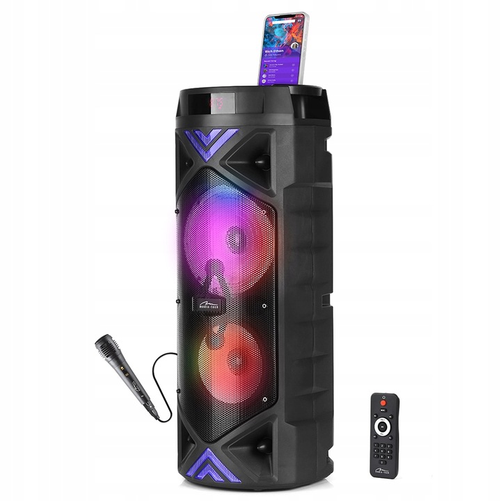 Przenośny głośnik Bluetooth 5.0+EDR MEDIA-TECH FUNBOX KEG PRO 1400W
