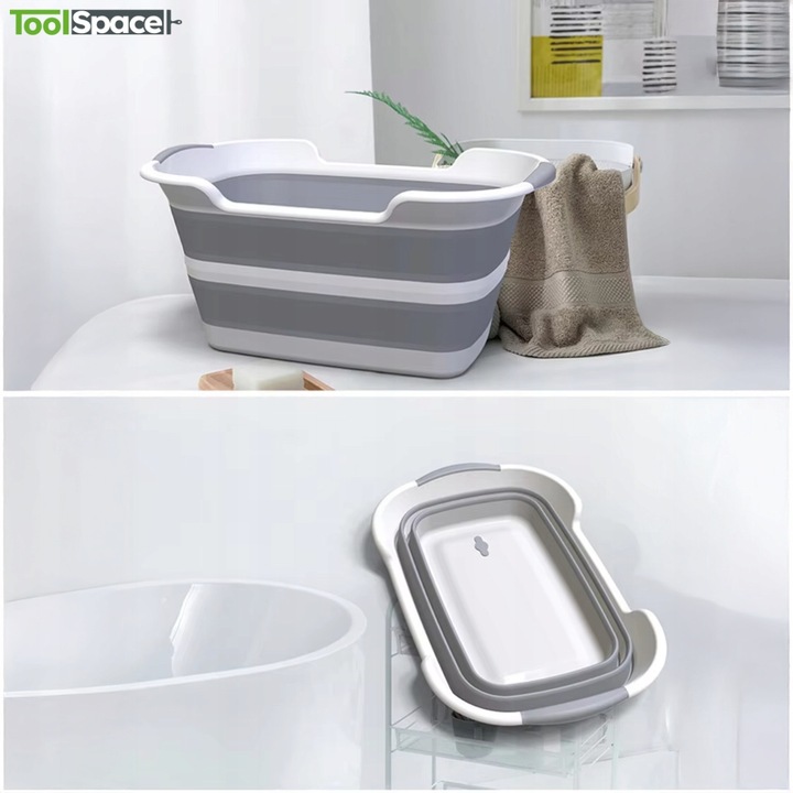 Miska składana miednica wanienka silikonowa duża turystyczna Z