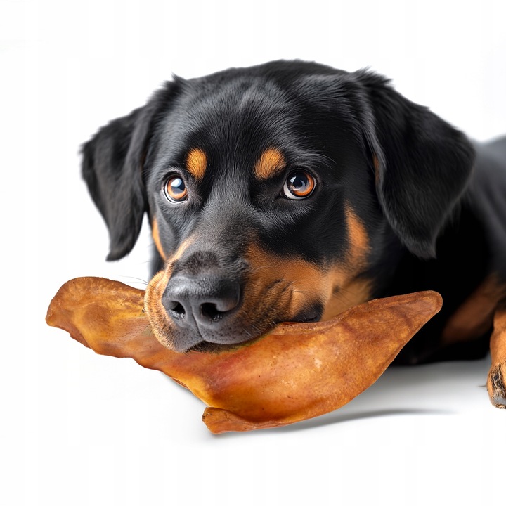 HOCKY Przekąska Przysmak Suszony Gryzak dla Psa Ucho Wieprzowe 10 szt.