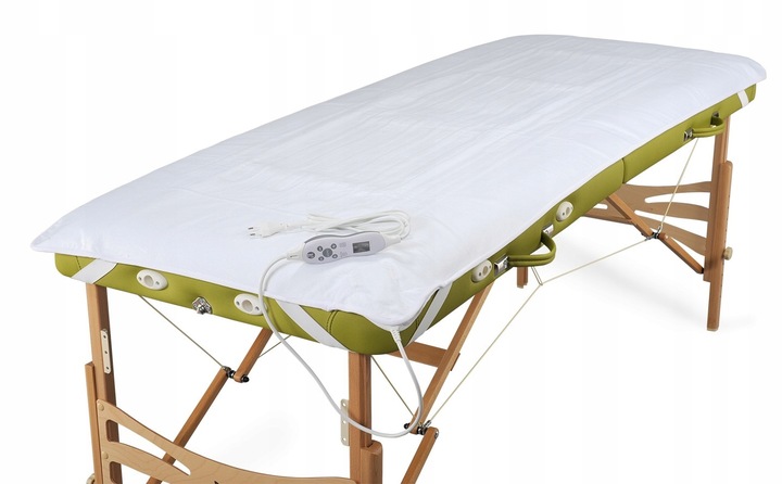 MATA GRZEWCZA NA ŁÓŻKO STÓŁ DO MASAŻU 70x180CM UCHWYTY PILOT HABYS