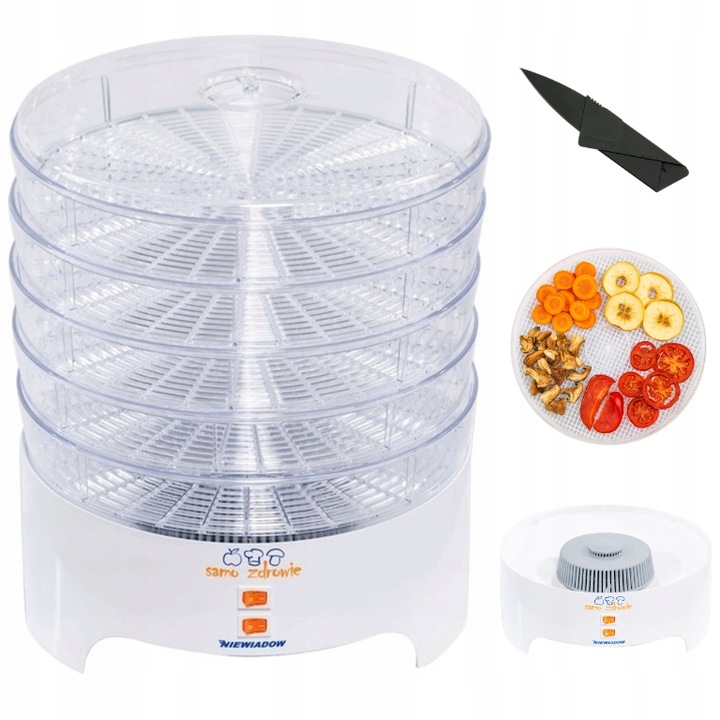 SUSZARKA DO GRZYBÓW OWOCÓW WARZYW ZIÓŁ NIEWIADÓW 500W PRODUKOWANA W